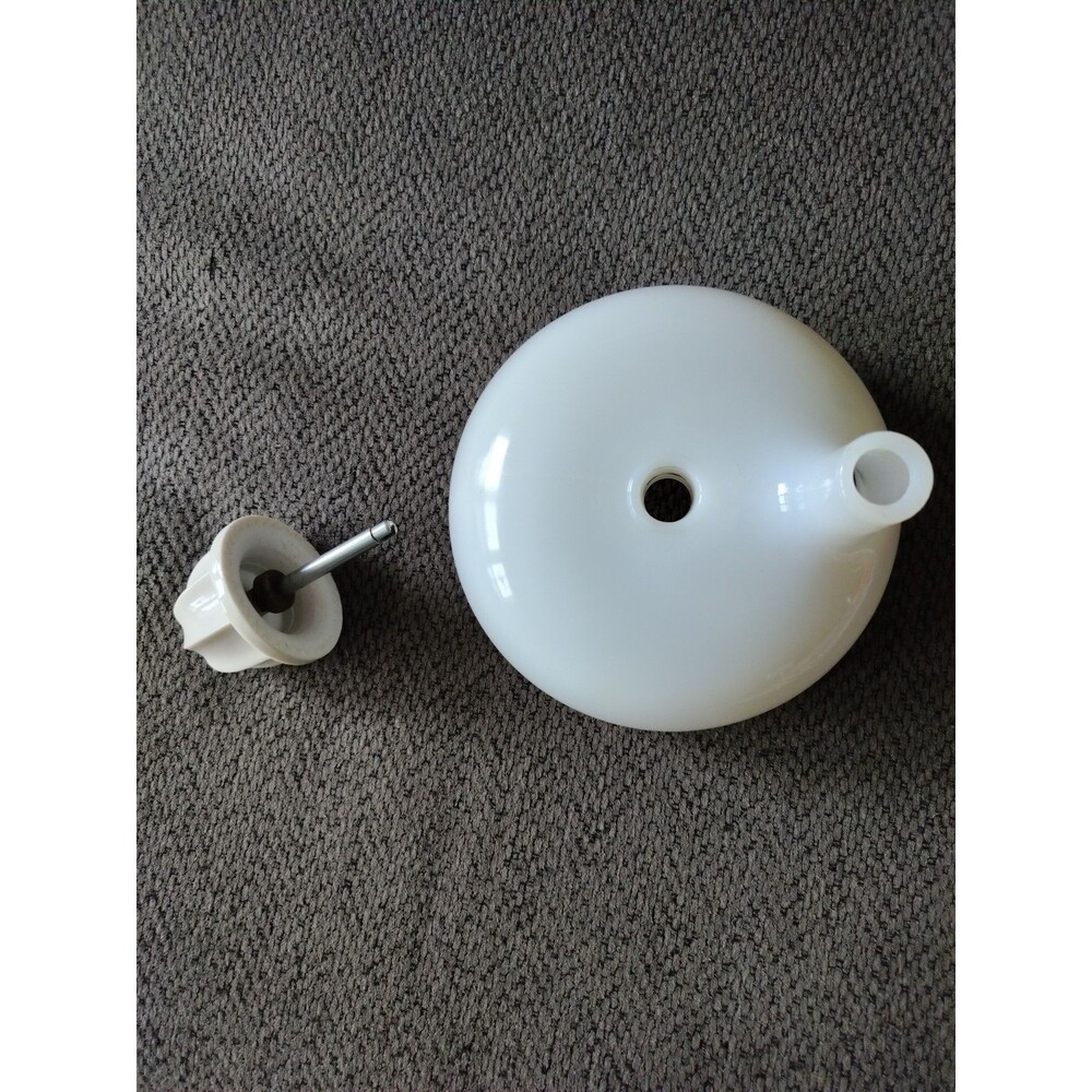 Sunbeam Mixmaster Power Plus Juicer Attachment Reamer And Milk Glass Juice Bowl